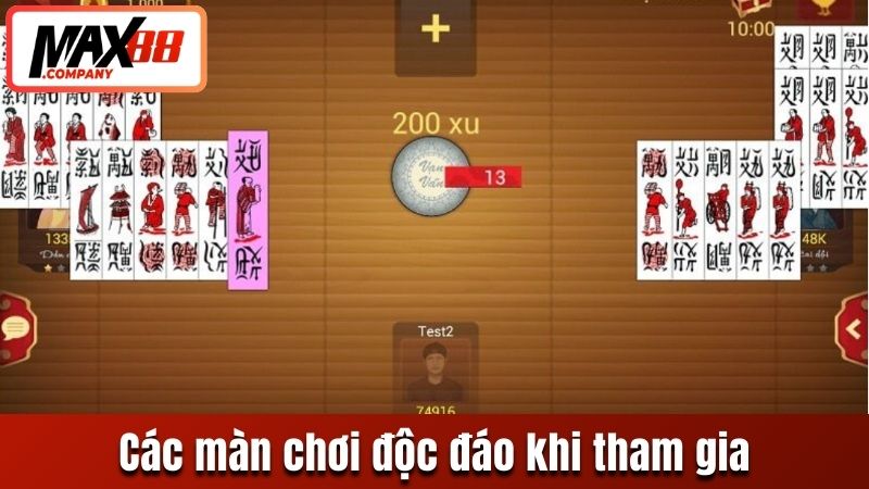 Các màn chơi độc đáo khi tham gia